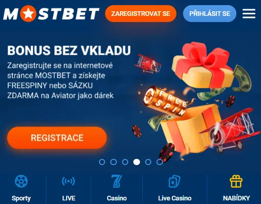 Registrační bonus od MostBet